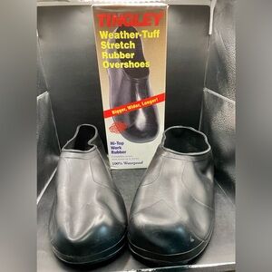 Tingley Men's High Top Work Rubber Stretch Overshoe, Black,  3XL US Mens